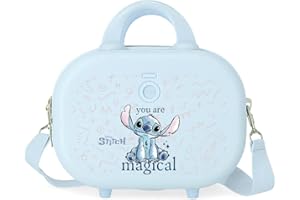 Joumma Disney Stitch You Are Magical Nececer Adaptowalny Niebieski 29 x 21 x 15 cm Twardy ABS 9,14L 0,76 kg, Jasnoniebieski, Kosmetyczka