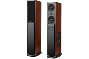 Krüger&Matz KM0512 Aktive Lautsprecherboxen Passion Set 2.0, 250W braun/schwarz