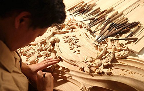 Holzschnitt Meißel, PRUGNA 12 teiliges Holzschnitzmesser Drehmaschine Meißel Installationssatz, verwendbares Schnitzen Werkzeug für Tischler, Anfänger, Kinder. [Fabrik Geschäft] - 5