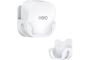 EDUP LOVE EDUP Wall Mount for eero 7 WiFi Router & Extender, Space-Saving Bracket with Hidden Cable Management, Custom Fit Holder for Amazon eero 7 Dual-Band Mesh System, Easy Installation (White, 1 Pack)