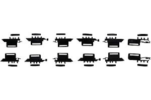 DESCONOCIDO Juego de reparación de techo solar para Peugeot 307 SW 407 (24 unidades)