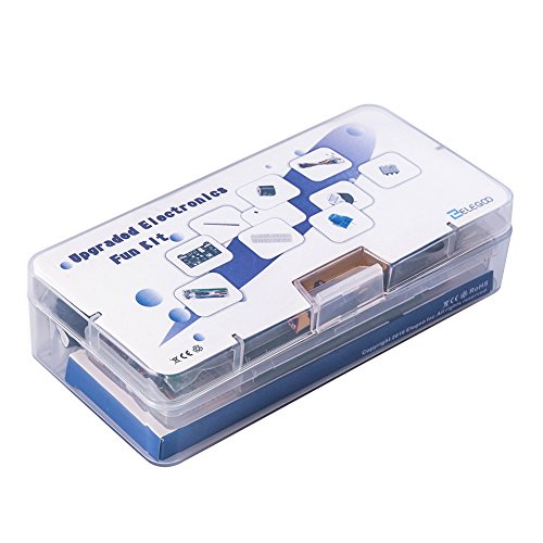 Elegoo Kit Entusiasta Mejorado de Componentes Electr  nicos con M  dulo de Alimentaci  n  Placa de Prototipos  Protoboard  de 830 Pines  Cables Puente  Potenci  metro de Precisi  n  para Arduino  STM32  Raspberry Pi  Hoja de Especificaciones Disponible para Descarga Compatible con Arduino UNO MEGA 2560 NANO