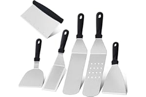 LXGKREL Spatule pour barbecue - Spatule pour barbecue - Spatule pour barbecue - Spatule pour plancha Teppanyaki