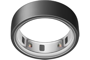 OURA Ring 4 - Stealth - Misura 10 - Smart Ring | Provalo con il kit di misurazione Ring 4 | Indossabile per monitorare il sonno - Frequenza cardiaca - Fitness - Batteria fino a 8 giorni