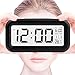 Produktbild Smart LED Wecker, SHAWE Digital-Wecker mit extra großem Display, Snooze , Datumsanzeige, Temperaturbatteriebetriebener(Schwarz)