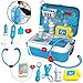 Produktbild Doktor Arztkoffer Medical Kit Spielset Kleiner Rucksack Rollenspiel Spielzeug mit 17-teiligfür für Kinder, 20*24cm, Blau