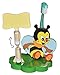 Produktbild Zahnputzuhr / Zahnbürstenhalter - Biene - mit Sanduhr + Zahnbürste - aus Holz - für Kinder / zum Zähneputzen für 1 Minute - Badezimmer Bad Kinderzahnbürste / Mädchen Jungen - Tiere Honig Bienen