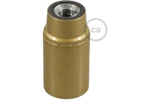 CREATIVE CABLES Kit portalámparas de baquelita E14 - Oro