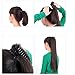 Neverland Straight Ponytail Long Hair Piece Hair Extension With Clips Two Tone Blonde Rose Red