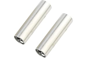 euroharry 2 piezas XLR macho a XLR macho a macho Adaptador extendido de 3 pines para convertidor de audio y micrófono