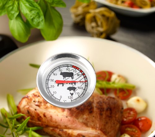 Rosenstein & Söhne Analoges XL Fleisch- und Braten-Thermometer - 2
