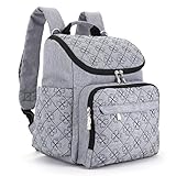 yuhan Oxford Baby Wickeltasche Windel Rucksack Windel Pad ändern Pad Isolierung Tasche Passform am Kinderwagen
