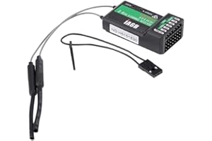 Dilwe Receptor RC, Flysky FS-IA6B IA6B 2.4G 6 Canales RC PPM para el Transmisor FS-I6X FS-I6S I8 RC