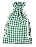 10 bolsitas de algodón, bolsas de algodón estilo rústico, ideal para empacar regalos. El tamaño es perfecto para regalos hechos a mano, mermeladas, té u otros detalles.