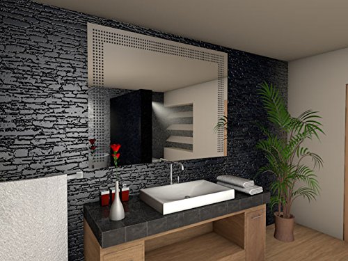 Spiegelwerk Cassis Badspiegel mit LED Beleuchtung – B: 70 cm x H: 90 cm - 2