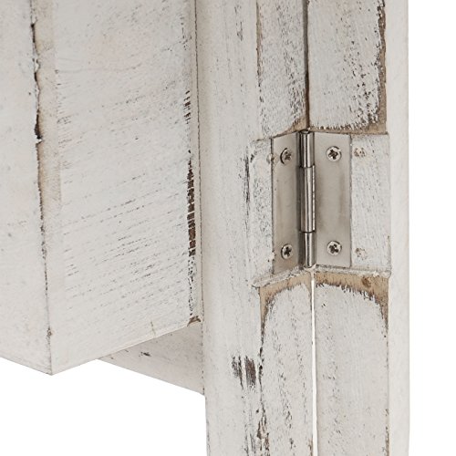 Pflanzregal, Standregal Blumenständer, Höhe: 65cm Shabby-Look Vintage ~ weiß - 4