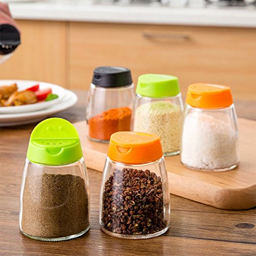 JUNGEN Gewürzflasche Grill  Gewürze Tank Gewürz Tank Küche Gewürz Flasche Pfeffer Flasche 4 Stk - 6