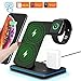 Produktbild CHARGER DOCK 3 in 1 kabelloses Ladegerät/Qi Fast kabelloses Ladegerät mit LED-Leuchte für iPhone XS/Xs Max/XR/X / 8 / 8P / iWatch Serie 4/3/2/1 / Airpods/Samsung Galaxy S10 + / S9