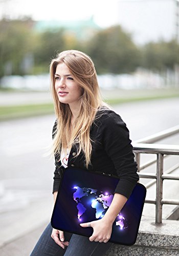 PEDEA Design Schutzh  lle Notebook Tasche bis 17 3 Zoll  43 9cm   Dark World