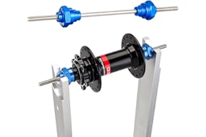 YUANYUU Axe de Roue Velo 5 x 200 mm, Thru Axe de Roue VTT, Hub de Roue Fixie de Velo, Accessoire VTT, avec Adaptateur de Moyeu 12/15/20 mm, Équipement Vélos Et Accessoires