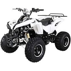 Actionbikes - Quad per bambini S-10, 1000 Watt, colore: Bianco metallizzato