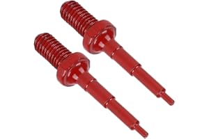 CIKONIELF 2 teilige Ohrmarkenzange Ersatzstift Ohrmarkenzange Nadelstift Universal Tagger Puncher Zange nstrumente Werkzeug zum Einbau von Schweinen Rinder Schaf Ohrmarken(rot)