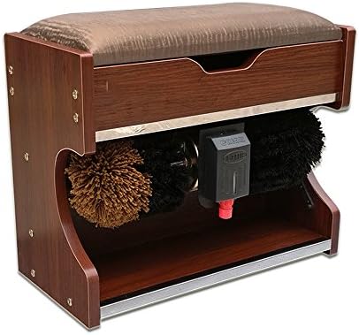 ZZHF Shoe Polisher Automatic Sensor Vertical Shoeshine Household Dual Motor Electric Shoe Brush Machine Size Optional Shoe polisher ( Size : 50cm )