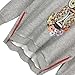 YuDongChu Owl Printed Round Neck Cashmere Sapphire Sweater (Grey XL)