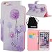 Produktbild iPhone 6 & iPhone 6s Case, DRUnKQUEEn Leather Wallet Case Back Cell Phone Shell Skin Magnetic Flap Cover with Credit Card Holder for Apple iPhone6 (4.7") / iPhone6S (4.7")