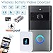 Price comparison product image KOBWA Video Doorbell, Wireless Video Doorbell,Real-Time Two-Way Talk and Video, Night Vision, PIR Motion Detection and App Control for iOS, Android(With Chime 16G Card and battery)