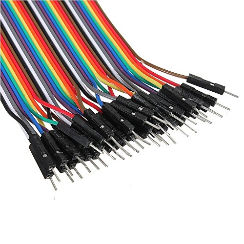 Ganvol 40 St. 20cm Stecker- Buchse Breadboard Jumper Wire Cable Kabel Steckbrücken Drahtbrücken für Arduino, Raspberry Pi Model A / Model B 1 1+ 2 3 / Computer Module / Zero - 2