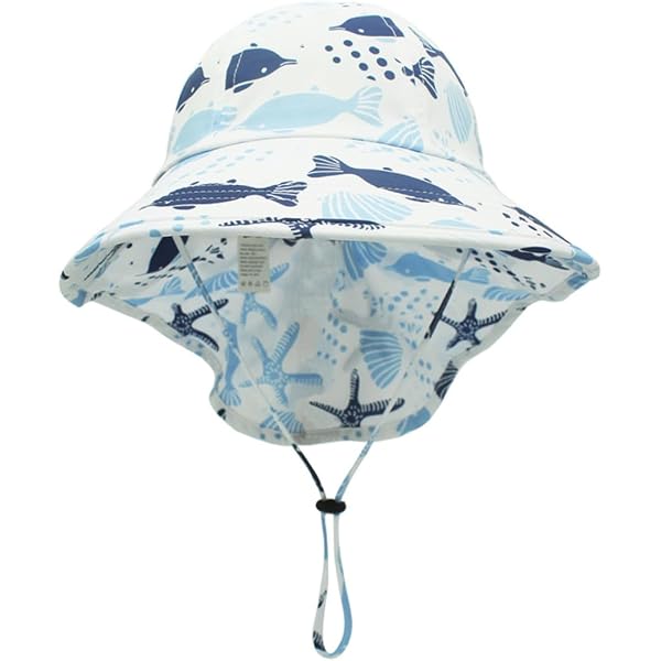 2 Chapeaux Soleil Bébé TYXHXTF - Bord Large, Mentonnière, Motifs Fraises Pour Fille Et Garçon 1-4 Ans