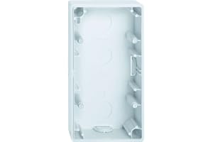 Merten MEG4024-1425 Aufputz-Gehäuse, 2fach, aktivweiß glänzend, M-SMART, M1, ARTEC, OCTOCOLOR