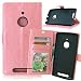 Produktbild Nancen Nokia Lumia 830 Lederhülle Neu Style Acht Farbe Weich PU Flip Case Ledertasche / Schutz Etui, Einfach Vintage Kollektion Karten Slot Foto Wallet Hülle Handy Tasche Zubehör