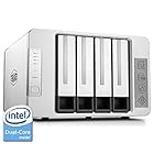 TerraMaster F4-220 NAS Drive 4-Bay Intel Dual Core 2.41GHz 2GB RAM PLEX DLNA Media Server Personal Cloud Storage (Diskless)