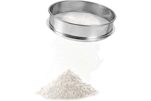 ZHYUAN 20 cm,Tamis à Mailles Fines,Tamis à Mailles Fines - Acier Inoxydable,Tamis de Cuisine à Mailles Fines,Tamis à Farine Fins,150 Mesh,pour filtrer Le Riz, Les céréales, Les Fruits, Les légumes