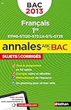 Image de ANNALES BAC 2013 FRANCAIS 1ERE