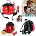 Ardisle Ladybug 2 In 1 Baby'S Backpack Bag Harness Safety Child Toddler Walking Rein