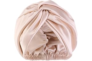 Tadipri 22 Momme seda morera para el cuidado del cabello de las mujeres, envoltura de pelo de seda natural de doble cara para dormir