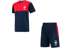 EQUIPE DE FRANCE DE FOOTBALL Maillot Short FFF - Collection Officielle Equipe DE France - Taille Enfant