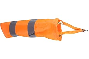 TOTITOM Banderuola Segnavento Manica a Vento da 40 cm, Manica a Vento in Nylon Rip-Stop Borsa per Calzino per la Misurazione del Vento All'aperto con Cintura Riflettente Regalo di San Valentino