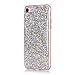 Produktbild Omiky® Heißes Silikon + PC Hochwertiges Blitz-weiche Fall-Abdeckungs-Haut für iPhone 7 4.7inch (Silber)
