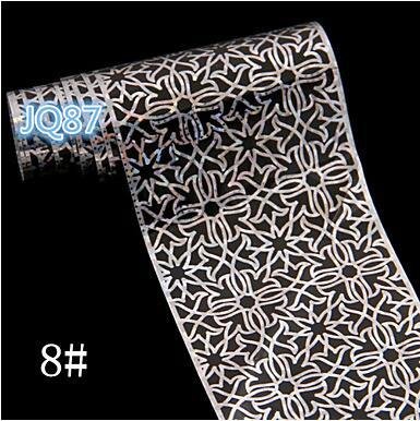 Preisvergleich Produktbild Applikationen Nagelfolie Aufkleber Blume Maniküre-Tool beliebt , 8#