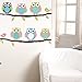 Anself Cartoon Cute Six Owl on the Tree DIY Wall Wallpaper Stickers Art Decor Mural Kid's Child Room Decal