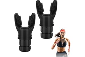 SPEACOUR 2 Stück Atemtrainer Lungentrainer Sport Lungentrainingsgerät Atemtrainingsgerät Breathing Trainer mit Elnstellbaren Widerständen Zur Verbesserung der Lungenkapazität Leicht zu Reinigen