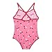 Bluezoo Kids Girls' Pink Cherry Print Swimsuit Age 5-6