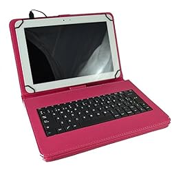 Theoutlettablet® Funda con Teclado en español (Incluye Letra Ñ) para Tablet Lenovo Tab 2 A10-30 X30F 10.1"