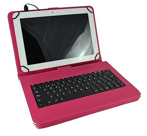 Theoutlettablet® Funda con Teclado en español (Incluye Letra Ñ) para Tablet Lenovo Tab 2 A10-30 X30F 10.1
