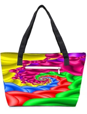 Snoogg , Damen Umhängetasche mehrfarbig mehrfarbig