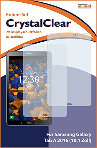 2 x mumbi Schutzfolie für Samsung Galaxy Tab A 2016 (10.1 Zoll) Folie Displayschutzfolie - 3